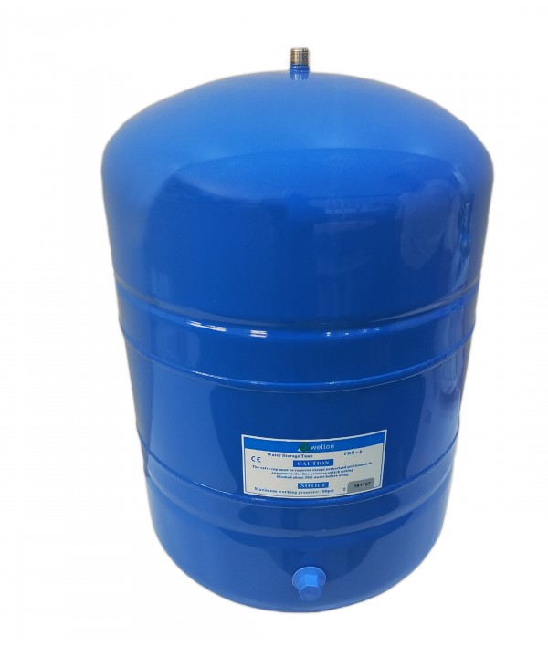 Wellon 24 Liter Steel Expansion Reverse Osmosis RO Water Storage Tank 